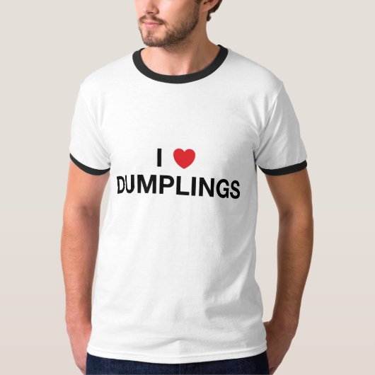 I HEART DUMPLINGS T-Shirt (Voorkant)