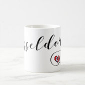 I Heart Düsseldorf, Vlag, Duitsland Koffiemok (Center)