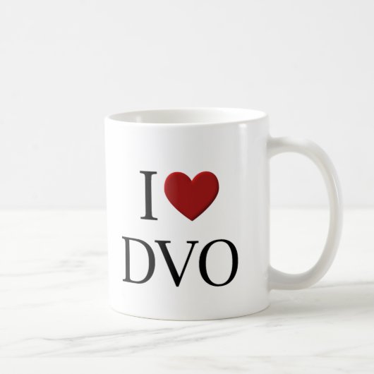 I Heart DVO Koffiemok (Rechts)