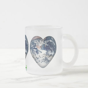 I Heart Earth (I Aarde) Matglas Koffiemok