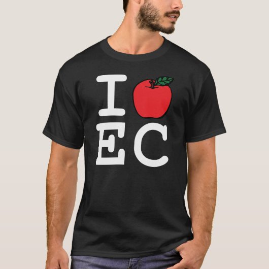 I Heart EC T-shirt (Voorkant)
