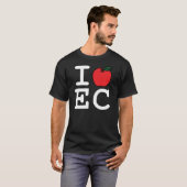 I Heart EC T-shirt (Voorkant volledig)