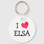 I Heart Elsa Sleutelhanger (Voorkant)