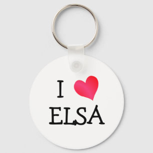 I Heart Elsa Sleutelhanger