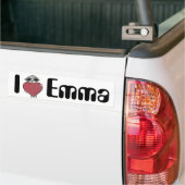 I Heart Emma Alien Bumpersticker (Op Truck)