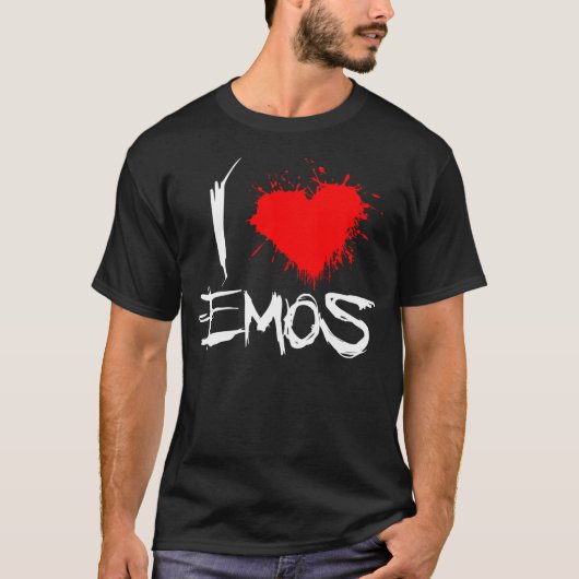 I Heart Emos T-shirt (Voorkant)