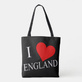I Heart England at Tote Bag (Achterkant)