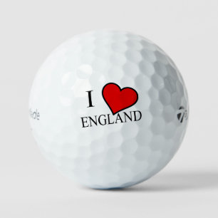 I Heart England bk tmtp5 gbcnt Golfballen