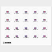 I HEART ENGLAND RONDE STICKER (Vel)