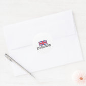 I HEART ENGLAND RONDE STICKER (Envelop)