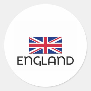 I HEART ENGLAND RONDE STICKER