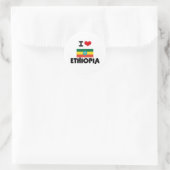 I HEART ETHIOPIA RONDE STICKER (Tas)