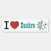 I Heart Euchre Bumpersticker (Voorkant)