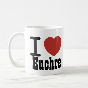 I Heart Euchre Koffiemok