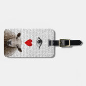 I Heart Ewe Bagagelabel (Voorkant horizontaal)