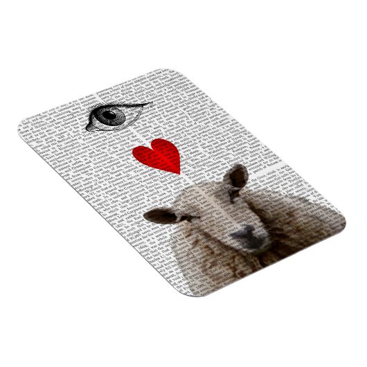 I Heart Ewe Magneet (Rechterzijde)