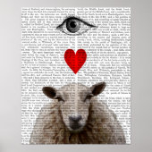 I Heart Ewe Poster (Voorkant)