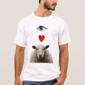 I Heart Ewe T-shirt (Voorkant)
