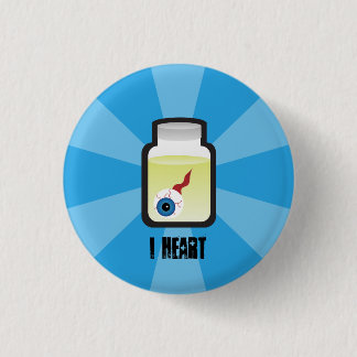 I Heart Eyeballen Ronde Button 3,2 Cm
