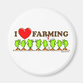 I Heart Farming Magneet (Voorkant)