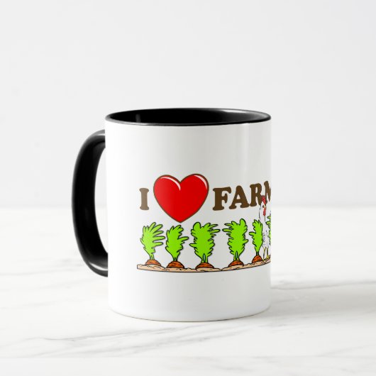 I Heart Farming Mok (Voorkant links)