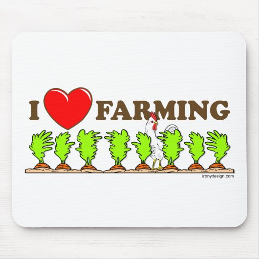 I Heart Farming Muismat (Voorkant)