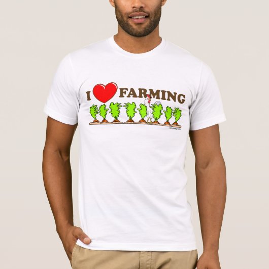 I Heart Farming T-shirt (Voorkant)