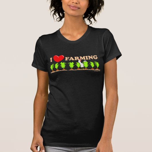 I Heart Farming T-shirt (Voorkant)