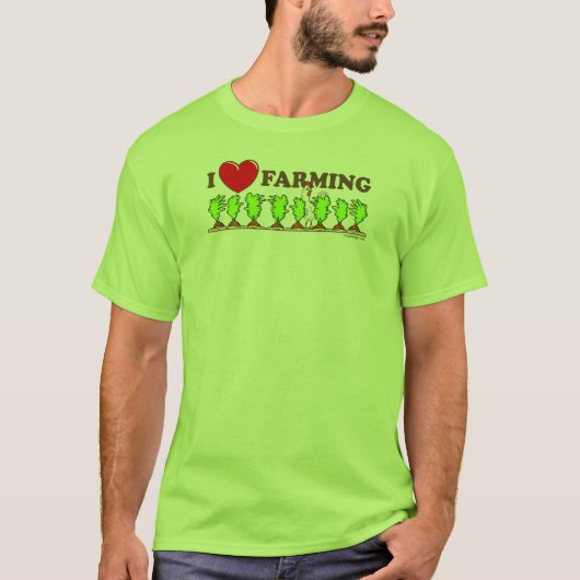 I Heart Farming T-shirt (Voorkant)