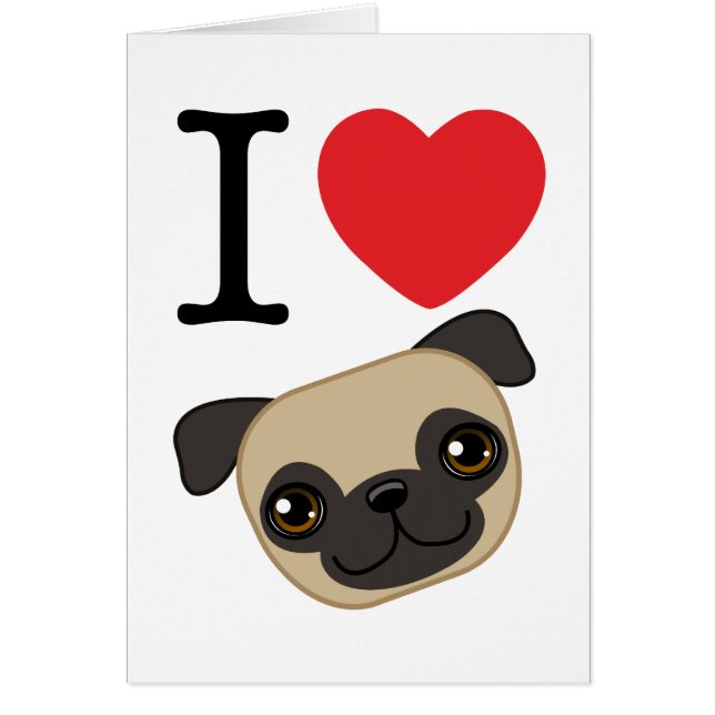 I Heart Fawn Pugs (Voorkant)