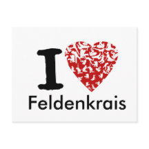 I Heart Feldenkrais-Briefkaart | Volledig bewerkba