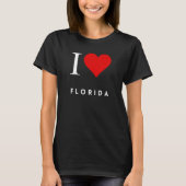 I Heart Florida Zwart Vrouwen T-shirt (Voorkant)