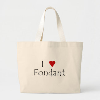 I Heart Fondant Bag Grote Tote Bag