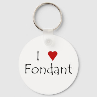 I Heart Fondant Sleutelhanger