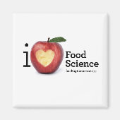 "I Heart Food Science" magneet (Voorkant)