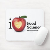 "I Heart Food Science" Mousepad Muismat (Met muis)