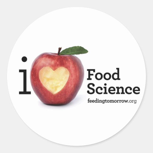 "I Heart Food Science" Sticker (Voorkant)