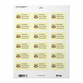 I Heart Football T-shirts en geschenken Etiket (Full Sheet)