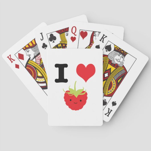 I Heart Frambories Speelkaarten (Achterkant)
