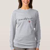 I Heart Frankfurt am Main, Hessen, Duitsland T-shirt (Voorkant)