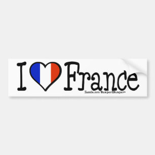 I HEART FRANKRIJK BUMPERSTICKER