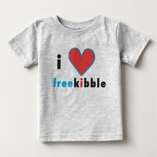 "i Heart freekibble"-T-shirt (Voorkant)