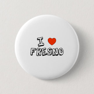 I Heart Fresno Ronde Button 5,7 Cm
