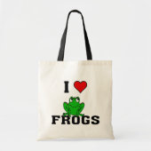 I Heart Frogs Tote Bag (Voorkant)