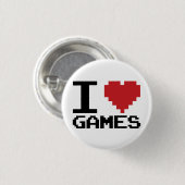 I Heart Games Button (Voorkant /achterkant)