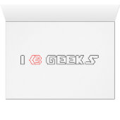 I Heart Geeks ASCII ART (Binenzijde Horizontaal (Onderkant))