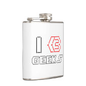 I Heart Geeks ASCII ART Heupfles (Rechts)