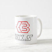 I Heart Geeks ASCII ART Koffiemok (Voorkant rechts)