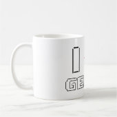 I Heart Geeks ASCII ART Koffiemok (Links)