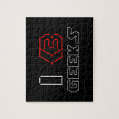 I Heart Geeks ASCII ART Legpuzzel (Verticaal)